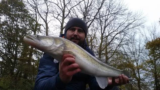 Octavian Groza, from Redhill, landed a 9 lb zander