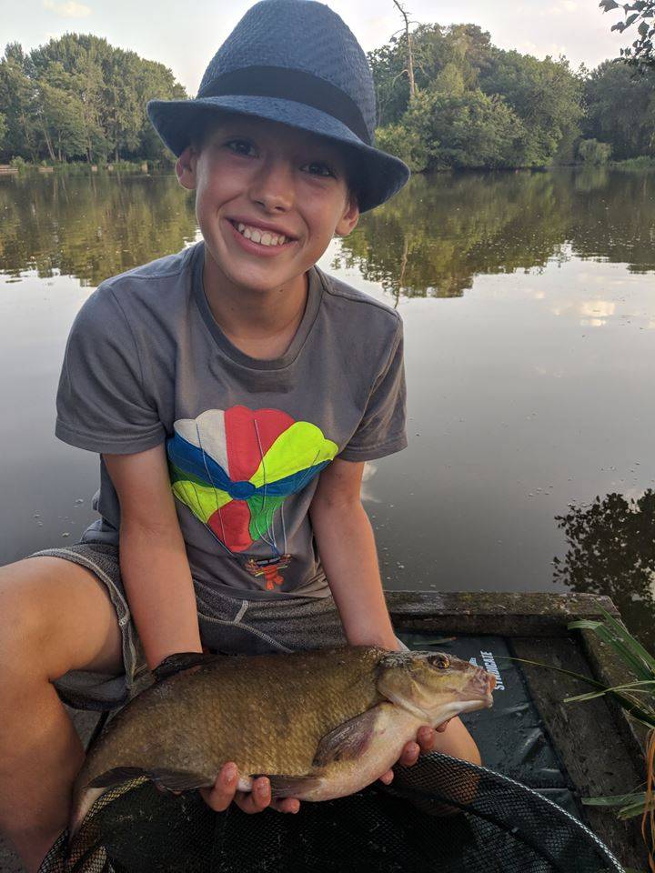 Henry's first fishing trip