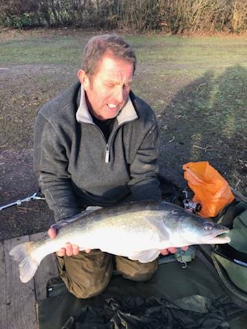 Martin Chennell with his 11 lb 1 oz zander