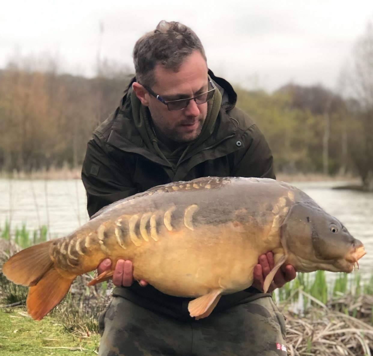 Neil Budd with Friar Tuck at 33 lb 8 oz