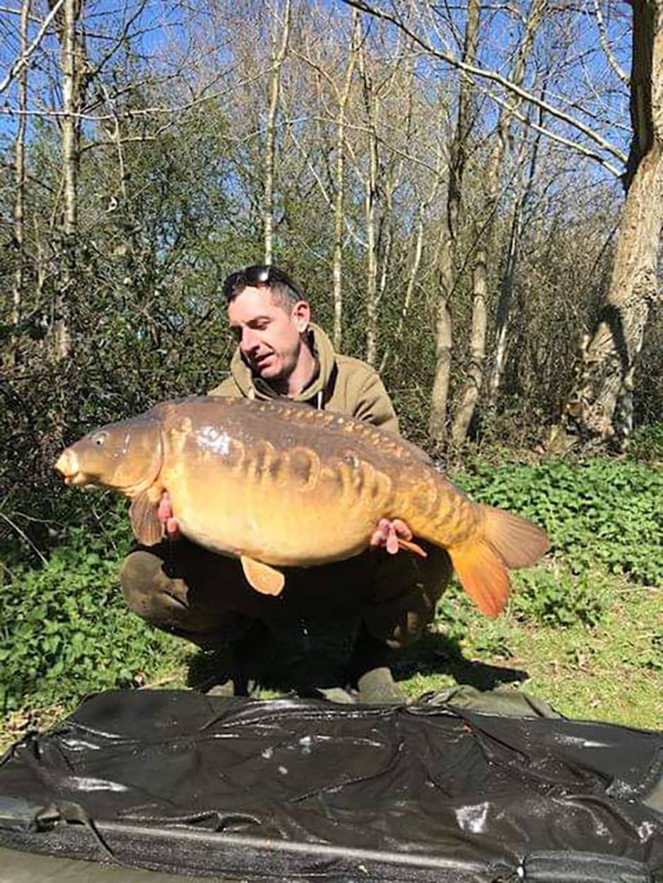Aaron Warner with Nemo at 45 lb 8 oz